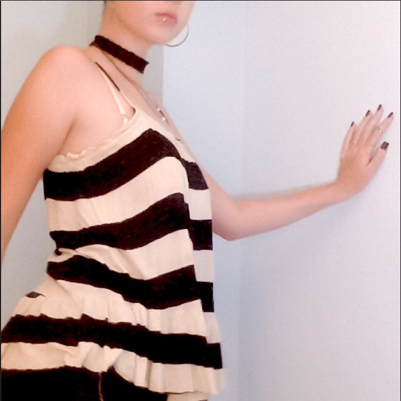 BLACK & WHITE THICK STRIPED SHIRT - Picture 5 of 7